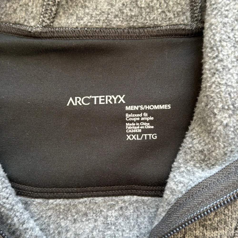 Arc'teryx Men's Covert Full Zip Up Hood Jacket Gray - XXL - Picture 2 of 8